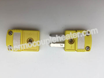 Cina Tipo termoplastico giallo maschio e femmina dei connettori di termocoppia di K per Industria fornitore