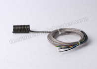 Industrial Hot Runner Coil Heaters With Thermocouple J , Micro Tubular Heater