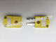 Tipo termoplastico giallo maschio e femmina dei connettori di termocoppia di K per Industria fornitore