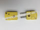 Tipo termoplastico giallo maschio e femmina dei connettori di termocoppia di K per Industria fornitore