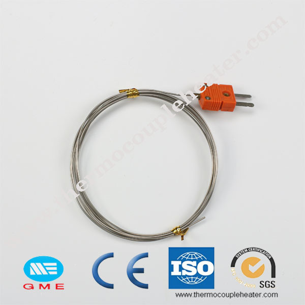 Assembly Thermocouple RTD With K E J B R S Type Thermocouple With Plug