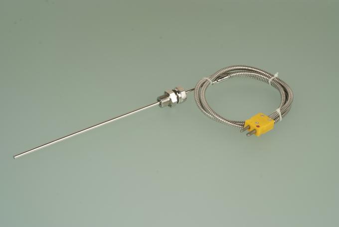 Mini RTD della termocoppia della termocoppia minerale di Insualted con la spina piana