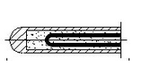 Tipo s della termocoppia del diametro di TESHI 0-1600C 16mm