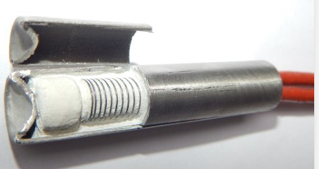 Riscaldatori a cartuccia di grande diametro da 25 mm con flange di montaggio a pin solidi
