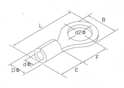 Materiale terminale dell'anello Acciaio inossidabile per alte temperature fino a 500°C