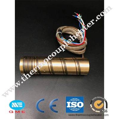 Bobina d'ottone Heater And Thermocouple di Heater Nozzle Heater Pressed With del tubo del corridore caldo