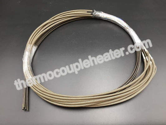 230V 1200W 2 X 4mm Electric Resistance Heater In Straight With J Type Thermocouple