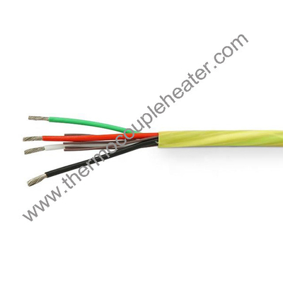 PFA Cablo RTD isolato Fibra di vetro intessuto Protezione PT100 Fio FEP Giacca Cablo RTD