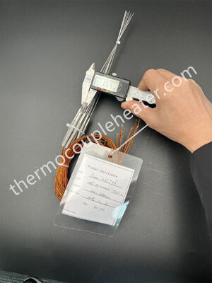 Sonde di tipo J con termopari di 0,65 mm e cavo di conduzione Kapton