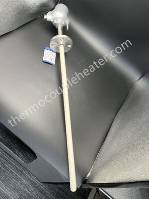 Termocoppie ad alta temperatura con tubi e teste in tubo ceramico a doppia protezione