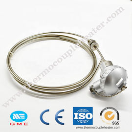 Cina Tipo sensore di RTD K J della termocoppia dell'armatura di temperatura della guaina con la grande testa della termocoppia fornitore