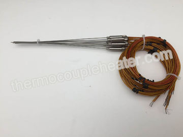 Scriva a J la sonda a macchina calda della temperatura della termosonda/Rtd del corridore con la testa del metallo