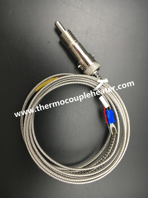 Tipo J/K della termocoppia di stile della baionetta del sensore di temperatura con il cavo di 2m