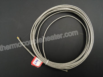 Fiberglass Thermocouple Compensating Cable Wire With SS Braid Shield