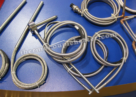 Plastic Processing Heating Element Cartridge Heaters with Metal Screen Sleeve