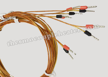 Tipo metrico RTD della termocoppia di transizione modellato corridore caldo di K J con il cavo del Kapton