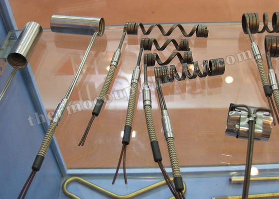 Stainless Steel 304 316 Coil Heaters , 4.2x2.2mm Hot Runner Mold Heater with Thermocouple