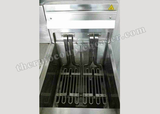 Lo scaldabagno elettrico tubolare di immersione per l'ebollizione/pollo dell'olio scheggia la frittura