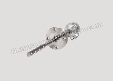 Sensore di temperatura diritto Thermowell flangiato fisso standard per la termocoppia