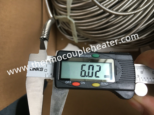 Tubo di protezione del tubo flessibile di acciaio inossidabile per il diametro interno 6mm di Heater Cable