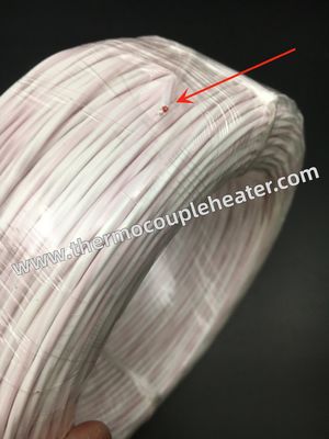 Cavo 3x24AWG della compensazione di RTD PT100 con bianco rosso dell'isolamento del PTFE