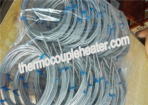 Rivelatore di temperatura di resistenza di RTD PT100/PT1000 dell'acciaio inossidabile con il cavo del PTFE