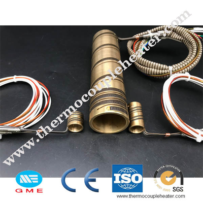 Bobina d'ottone Heater And Thermocouple di Heater Nozzle Heater Pressed With del tubo del corridore caldo