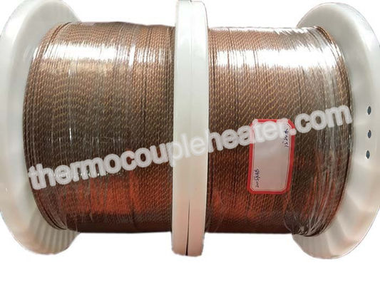 Scriva il solido a macchina compensante del cavo 24AWG della termocoppia della vetroresina di K, norma americana