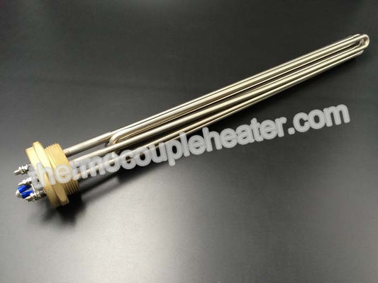 3 radiatori dell'elemento/riscaldatori ad immersione tubolari industriali della flangia per il riscaldamento del carro armato del risciacquo