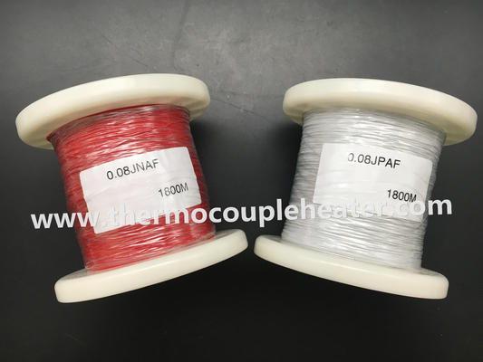 Cavo di termocoppia su misura J 40AWG 0.08mm con il rivestimento del PTFE