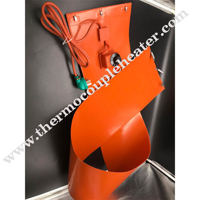 220v 200l radiatore di banda industriale flessibile di silicone da 55 galloni del tamburo dell'olio elettrico della gomma