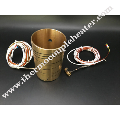 Elemento riscaldante riscaldatore a spirale a spirale a canale caldo in ottone elettrico