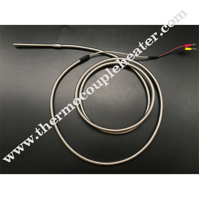 Tipo inguainato tipo termocoppia del diametro 1.0mm 1.5mm 3.0mm 6.0mm di acciaio inossidabile della sonda di K/j/n