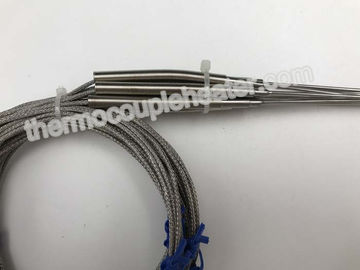 Sensore caldo di Rtd della termocoppia del corridore con i cavi di transizione e del PTFE del metallo del diametro di 4mm