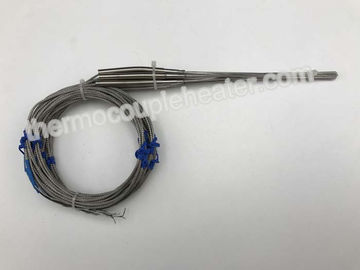 Sensore caldo di Rtd della termocoppia del corridore con i cavi di transizione e del PTFE del metallo del diametro di 4mm