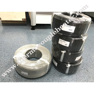 KX Tipo 2Core x 0,4 mm Termocoppia filo di acciaio inossidabile scudo fibra di treccia isolato