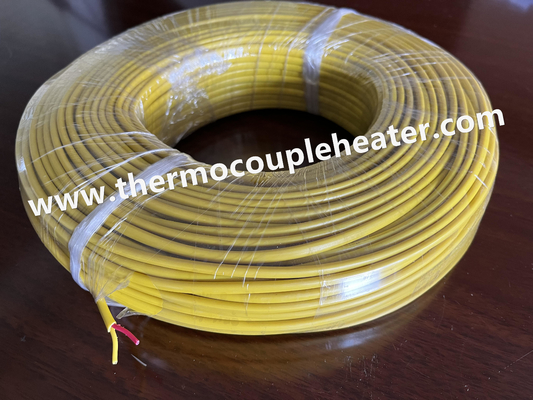 Cable di termocoppia tipo K Isolamento in PVC doppio 20AWG ANSI Colore
