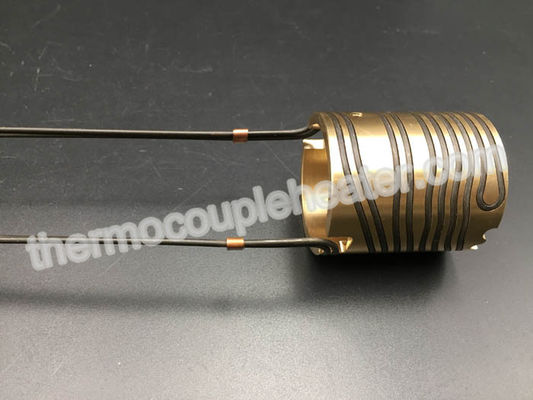 Stampa d'ottone del tubo con il radiatore di bobina per la muffa calda del corridore con la termocoppia J