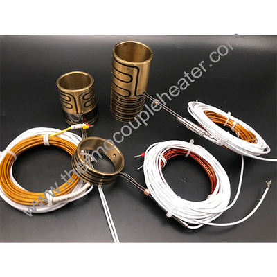 Scaldaie a bobina per tubi di ottone per sistemi di scarico a caldo con termocoppia