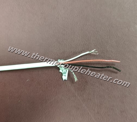 RTD PT100 Cavo di estensione PTFE isolato con scudo e filo di scarico