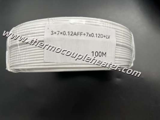 RTD PT100 Cavo di estensione PTFE isolato con scudo e filo di scarico