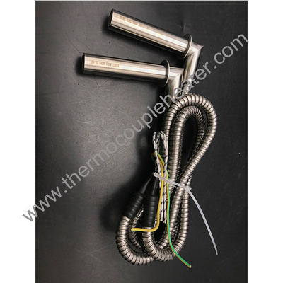 Caldaia elettrica a cartuccia con tubo metallico flessibile