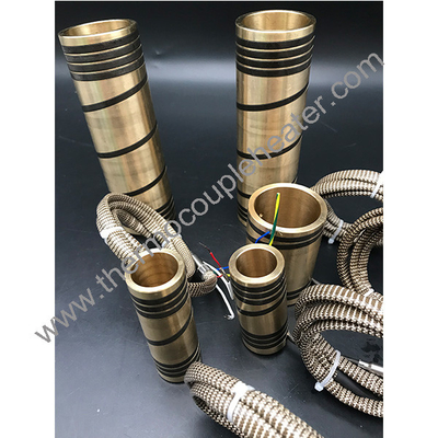 Mini riscaldatore a caldo con termocoppia Mini riscaldatori a bobina per la macchina di stampaggio a iniezione Mini-pressa in caldaia a bobina in ottone