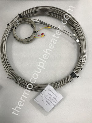 Tipo inguainato tipo termocoppia del diametro 1.0mm 1.5mm 3.0mm 6.0mm di acciaio inossidabile della sonda di K/j/n