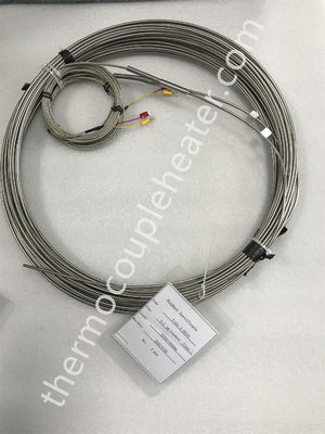 Tipo inguainato tipo termocoppia del diametro 1.0mm 1.5mm 3.0mm 6.0mm di acciaio inossidabile della sonda di K/j/n