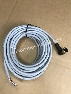 M12 Barrillo 5 pin Maschio connessione assiale Femmina con cavo di collegamento