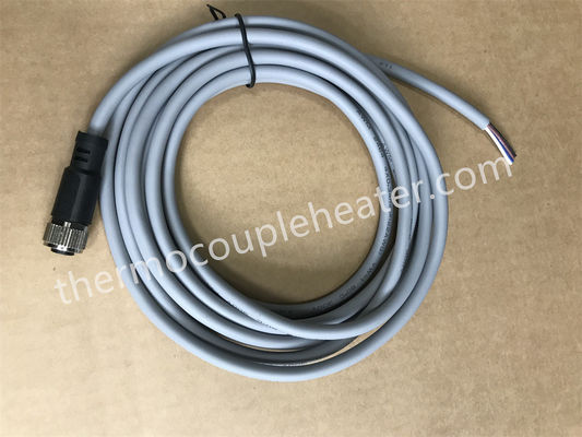 M12 Barrillo 5 pin Maschio connessione assiale Femmina con cavo di collegamento