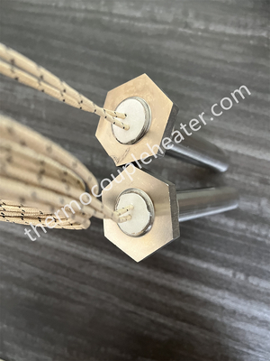 Resistenza a cartuccia ad alta densità per accenditore a pellet 240V 1000W Riscaldatore a cartuccia elettrico per stampi con terminali crimpati