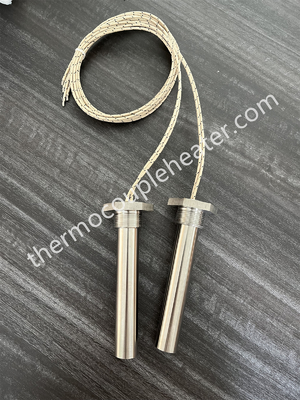 Resistenza a cartuccia ad alta densità per accenditore a pellet 240V 1000W Riscaldatore a cartuccia elettrico per stampi con terminali crimpati