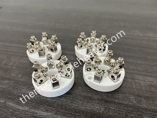Morsettiera Ceramica per Testa Termocoppia per teste termocoppia KNE e KSE